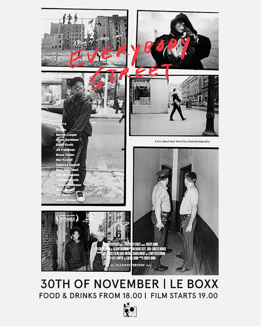 Screening of "Everybody Street" | 30 Nov